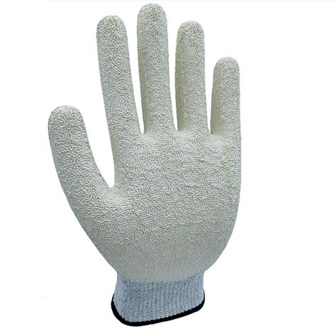 En388 String Knit Hppe Level 5 Cut Resistant Work Gloves Anti Cut