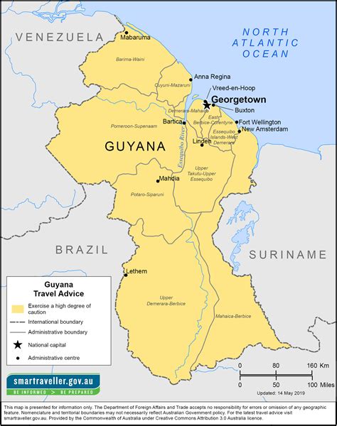 Map Of Guyana Location Guyana Location Map Vidianicom Maps Of All Images