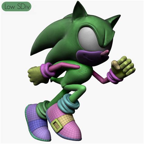 3d model sonic hedgehog