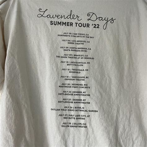 Caamp Lavender Day Album Summer 2022 Tour Depop