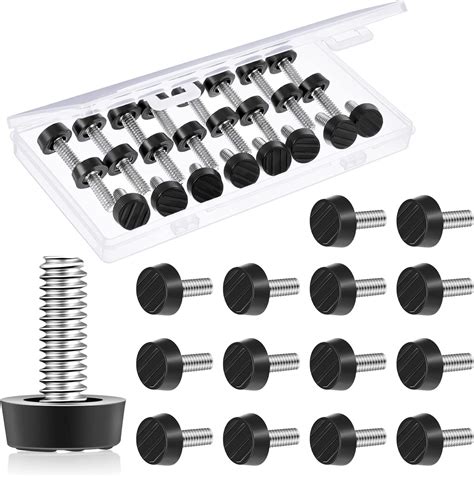 Amazon Hotop 1 4 20 UNC Thread Adjustable Furniture Levelers Screw