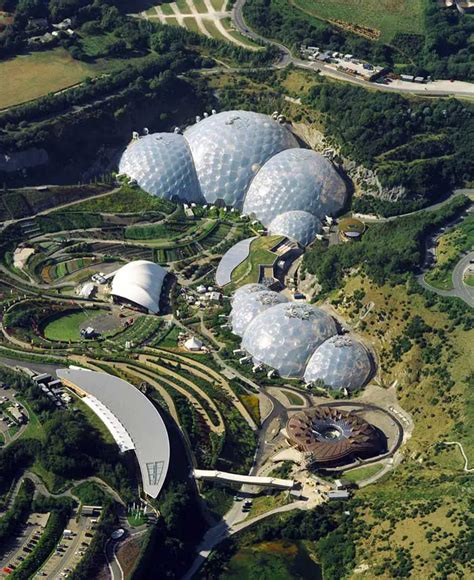 The Eden Project Cornwall Building Cornish Geodesic Domes E Architect