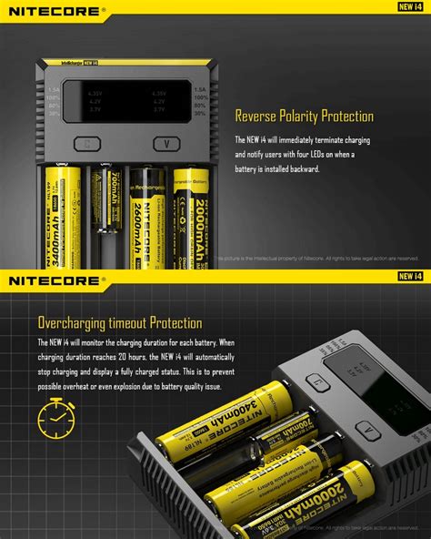 Chargeur Nitecore New I Batteries Mah Nl C Ble