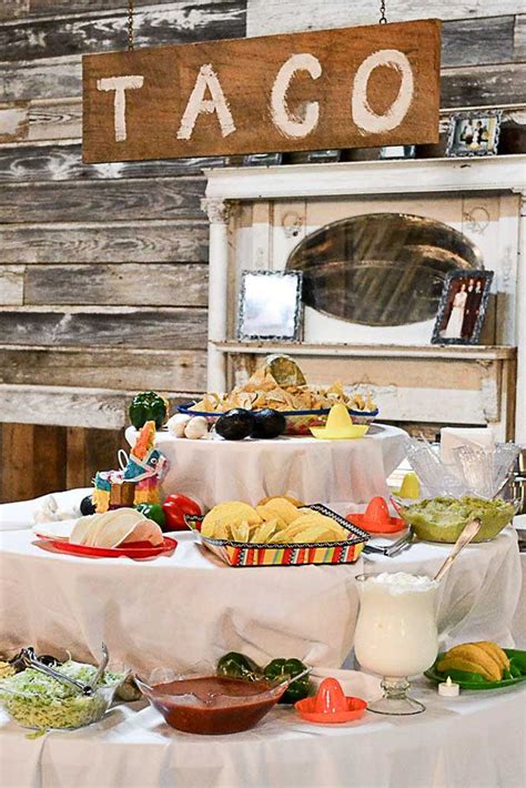 Make Your Wedding Reception Unforgettable With Our Taco Bar Taco Bar