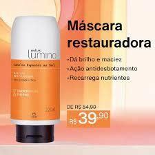 Mascara Capilar Lumina Restauradora Cabelos Expostos Ao Sol