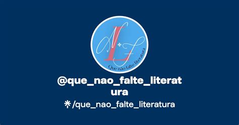 Que Nao Falte Literatura Linktree