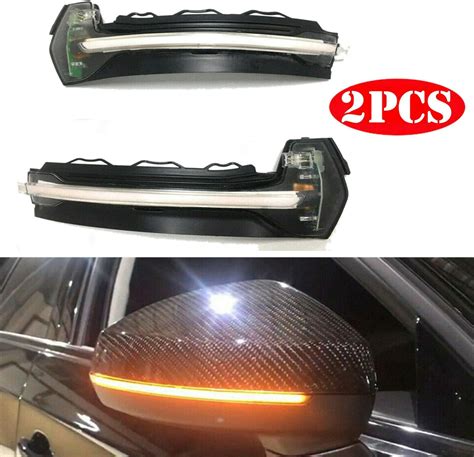 A Pair Led Dynamic Turn Signal Light Side Rear Mirror Indicator For