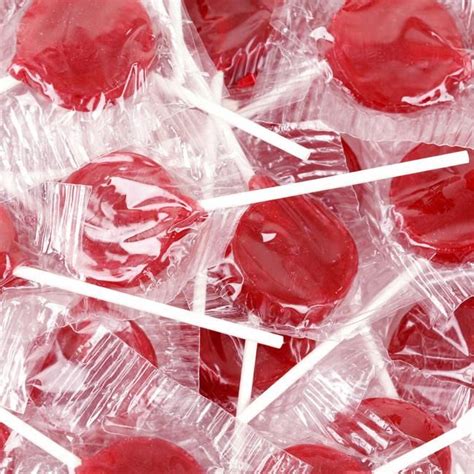 Cherry Flavored Red Lollipops In Bulk Red Aesthetic Red Lollipop