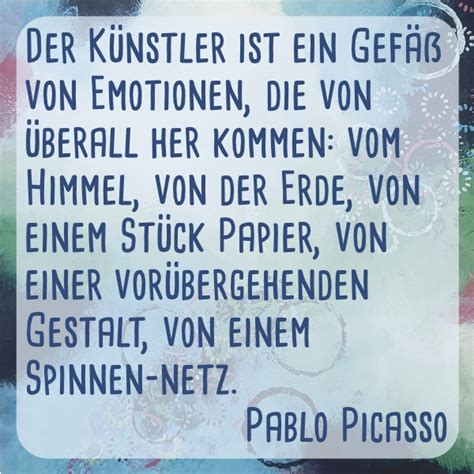 K Nstler Als Gef Zitat Von Pablo Picasso Uta L Sken K Nstlerin