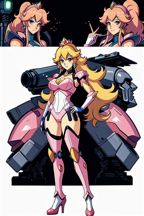 Princess Peach Mech Suit Cyborg Porn Pics Nude Ai