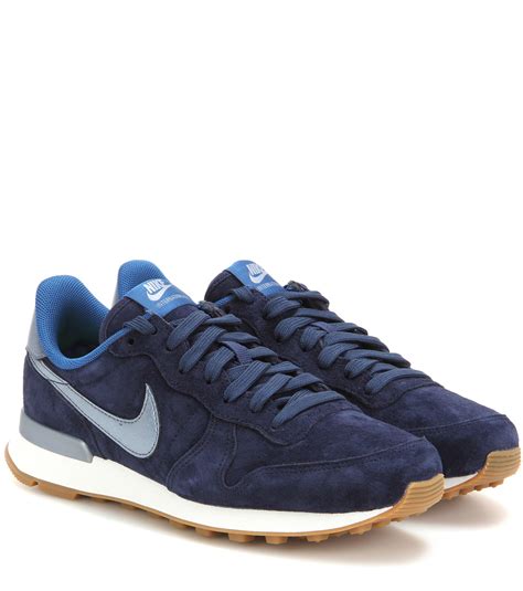 Lyst - Nike Internationalist Suede Sneakers in Blue