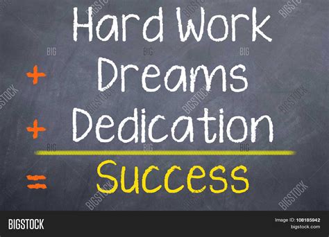 Hard Work Dreams Image And Photo Free Trial Bigstock