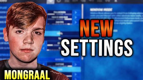 Mongraal Fortnite Updated Settings Full Binds Settings Season6