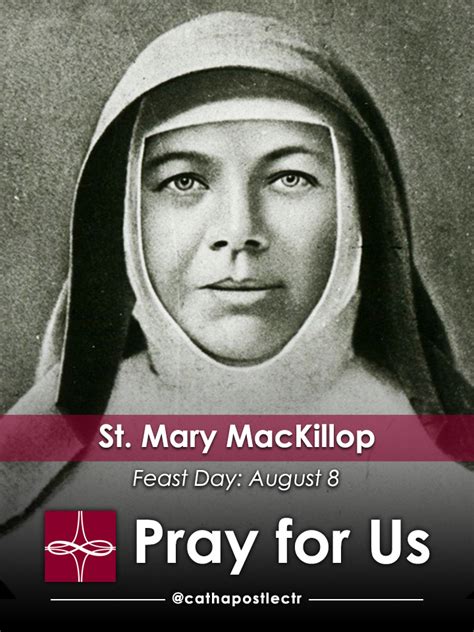 St. Mary MacKillop — Catholic Apostolate Center Feast Days