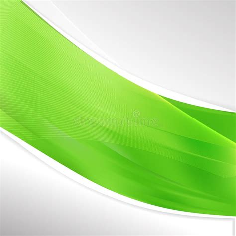 Lime Green Wave Business Background Stock Vector - Illustration of ...