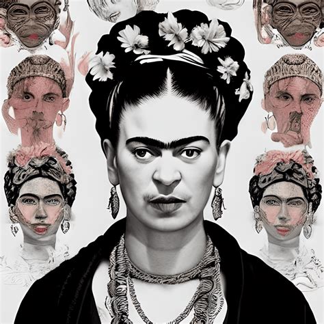 Hermoso gráfico digital de Frida Kahlo Creative Fabrica