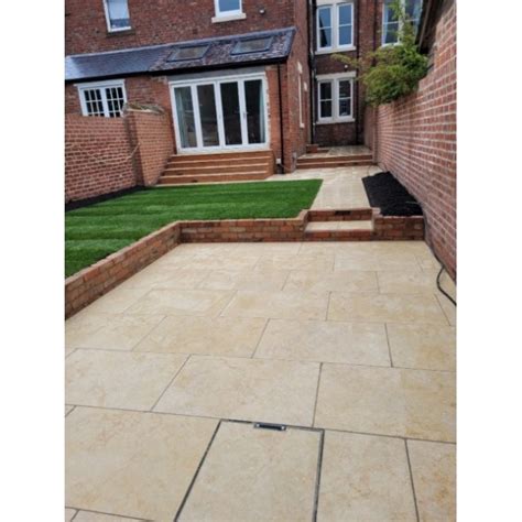 Sahara Pearl Limestone 600x900 Paving Stones Direct