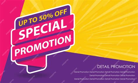 Premium Vector Sale Promotion Banner Template