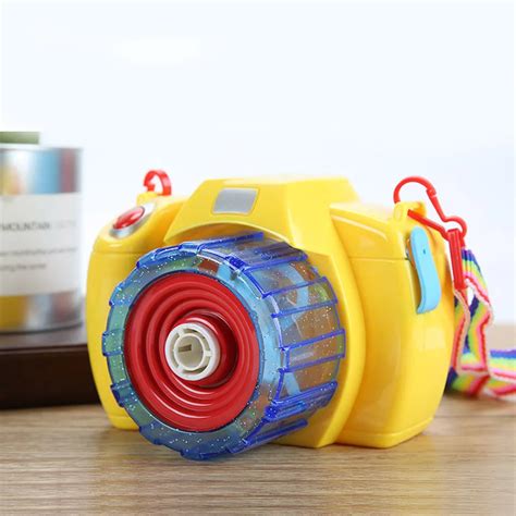 Automatic Electric Camera Shaped Soap Bubble Machine Bubble Blowing ...