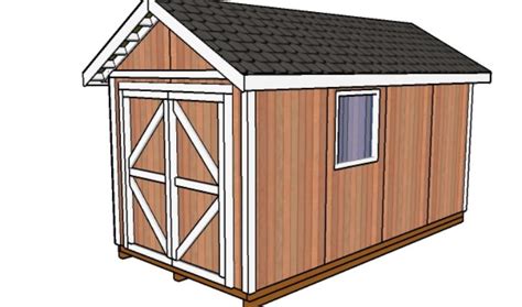 8x16 Shed Plans Howtospecialist How To Build Step By Step Diy Plans