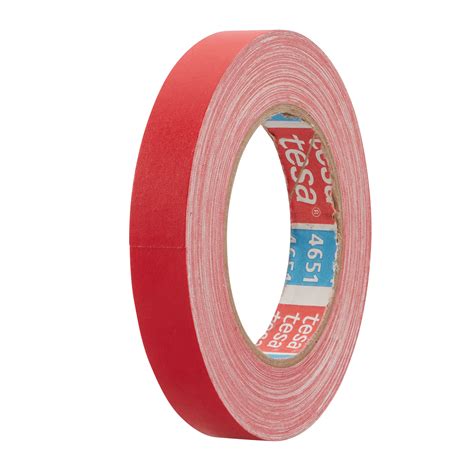 19 Mm Rot Tesa 4651 Premium Gewebeband Kunststoffbeschichtet SPRINTIS