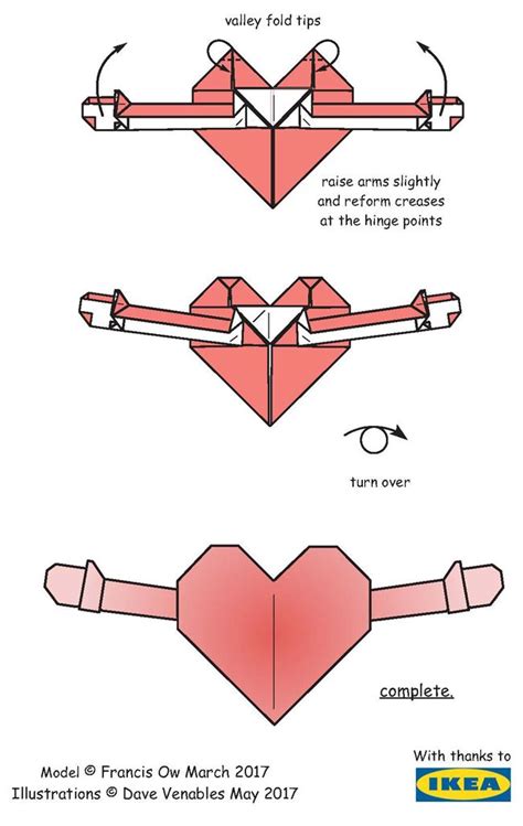 Francis Ow S Origami Diagrams Hearty Hug Me Origami Diagrams