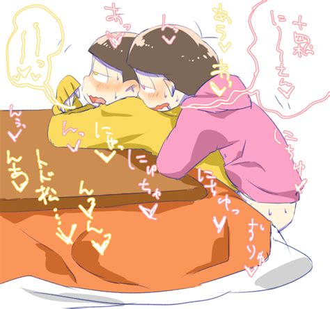 Rule 34 2boys Blush Brothers Brown Hair Drooling Hoodie Incest Kotatsu Male Only Matsuno