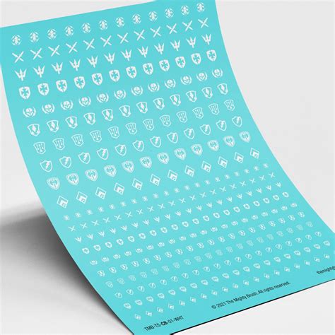 Campaign Badge Transfers Decals » The Mighty Brush