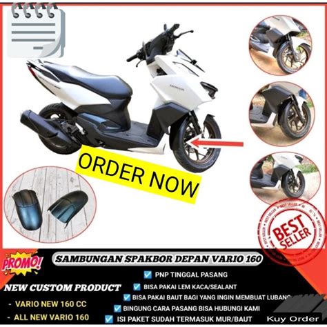 Jual Sambungan Spakbor Honda Vario New Vario Sambungan Slebor