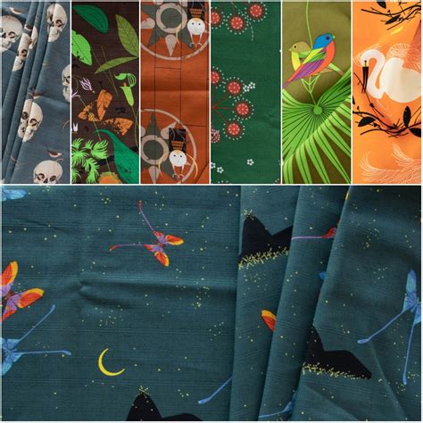 Spring Wildflowers Barkcloth Charley Harper For Birch Organic Fabricworm