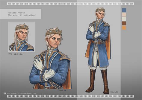 Artstation Fantasy Prince Character Illustration Atelier Yuwaciaojp