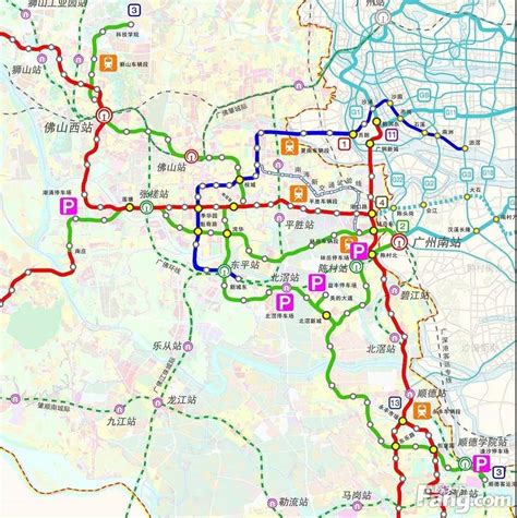 2050年远景地铁规划曝光！佛山3、4、11号线最新进度来了 广州新房网 房天下