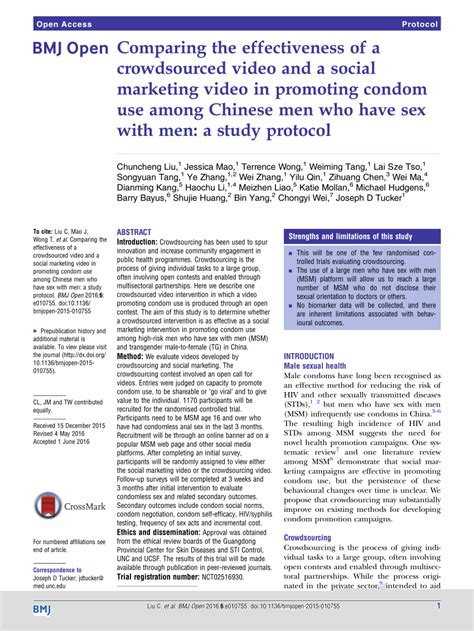 Pdf Comparing The Effectiveness Of A Crowdsourced Video And A Social Marketing Video In