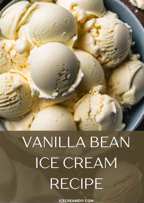 Homemade Vanilla Bean Ice Cream Recipe [easy] Ice Cream Diy Ice Cream Recipes From Scratch