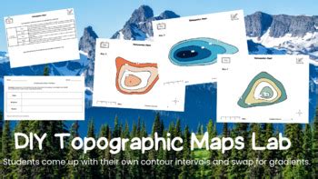 Topographic Maps Lab By Next Generation Earth Science TPT