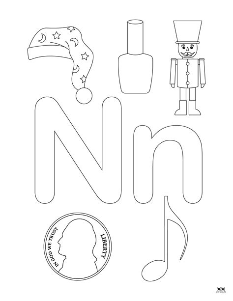 Letter N Worksheets - 50 FREE Printables | Printabulls