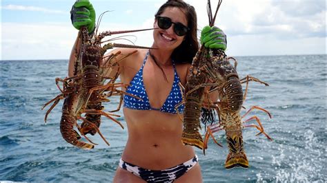 Florida Lobster Limits Catch Clean Cook Youtube