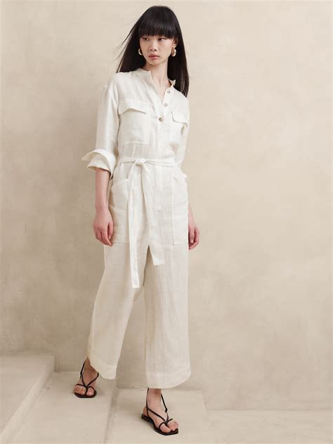 Banana Republic Lisa Linen Jumpsuit The Summit