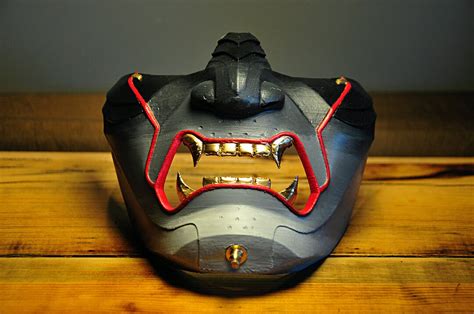 Oni Samurai Japanese Half Mask Ghost Of Tsushima Etsy