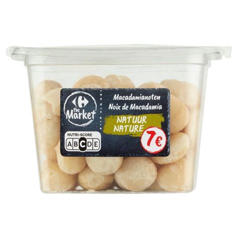 The Market Nuts Fruits Noix De Macadamia Nature 150 G Carrefour