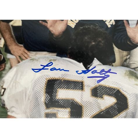 Lou Holtz Autographed Notre Dame Fighting Irish 16×20 Photo Beckett