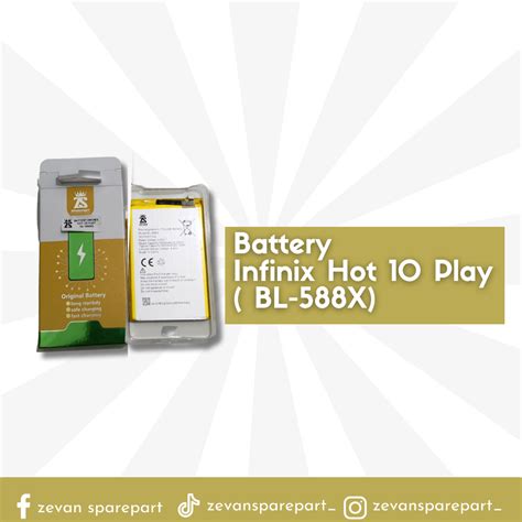 Jual Baterai Infinix Hot 10 Play BL 58BX Shopee Indonesia