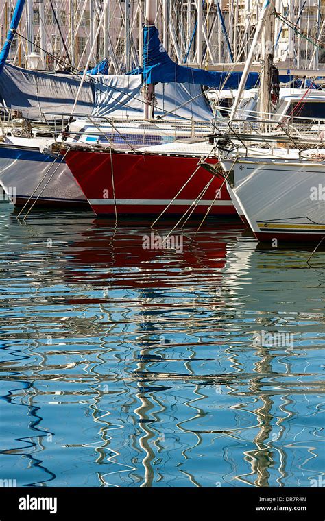 Marina at Old Port of Marseille, France Stock Photo - Alamy