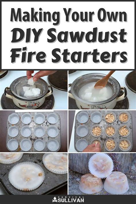 Making Your Own Diy Sawdust Fire Starters