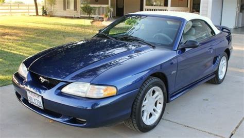 Find Used 1996 Ford Mustang Gt Convertible 2 Door 46l In Merced