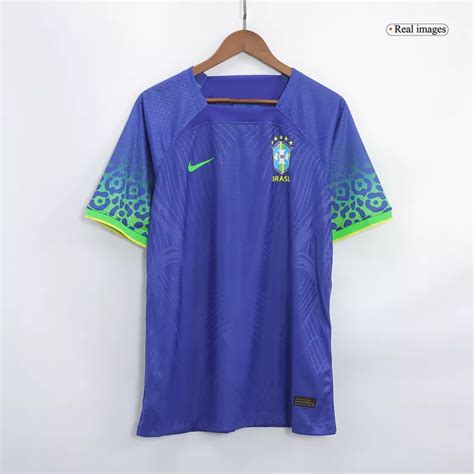 Neymar Jr 10 Brazil Away Authentic Jersey 2022 Gogoalshop