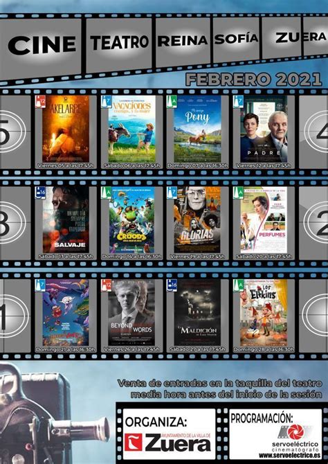 Cartelera De Cine Febrero 2021 Ayuntamiento De Zuera