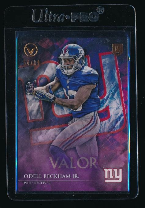 Odell Beckham Jr Topps Valor Rookie Valor Rc New York