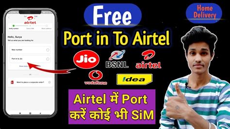 How To Port Sim Jio Vi To Airtel Online Home Delivery Airtel Me