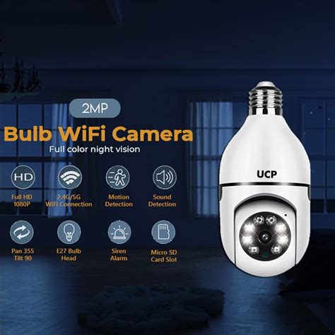 Light Bulb Camera Outdoor/Indoor 1080p Security Camera